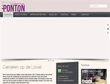 Tablet Screenshot of cafeponton.nl